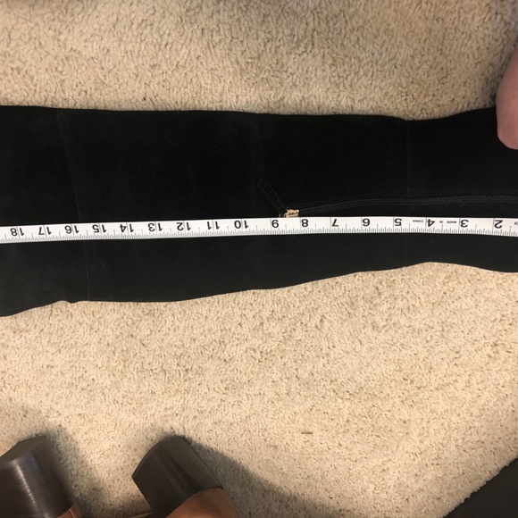 NIB J. Crew Sadie Over the Knee Boots in Black Suede Size 5 - Picture 12 of 12